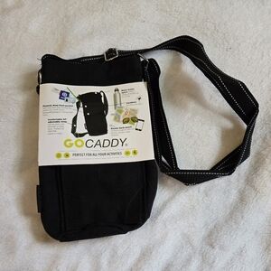 GoCaddy Black Crossbody Bag